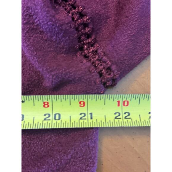 Johnny Was The Chenille Sweater Classic Whipstitch Pullover Burgundy Size Large - Picture 12 of 13